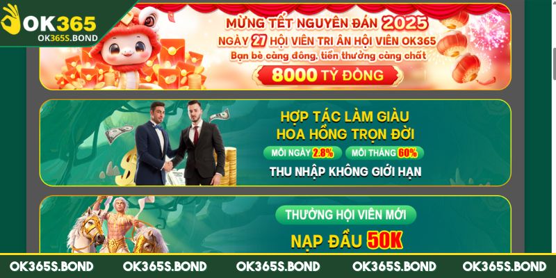 Khuyến Mãi OK365 - Rinh Quà Cực Khủng, Cá Cược Không Lo 2 Tổng hợp các sự kiện khuyến mãi OK365 nên thử tham gia